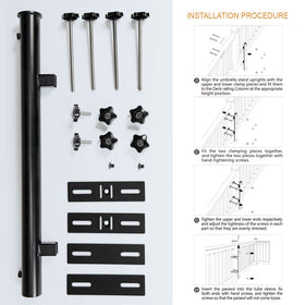 Walrkaur rail and post compatibility ensures versatile placement options