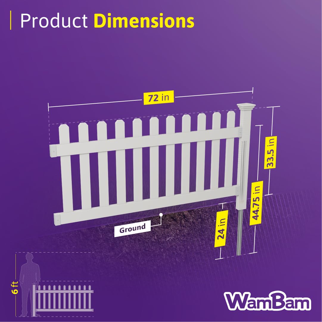 WamBam no-dig anchor installation shows quick, tool-free fence setup.