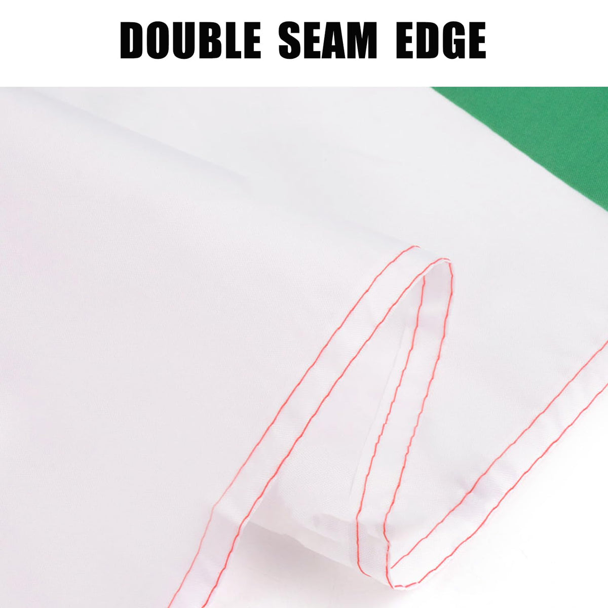 WANSHUNDE flag with double-stitched edges reduces wear and tear