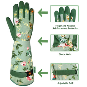 WANCHI Garden Gloves are touch screen compatible to operate devices.