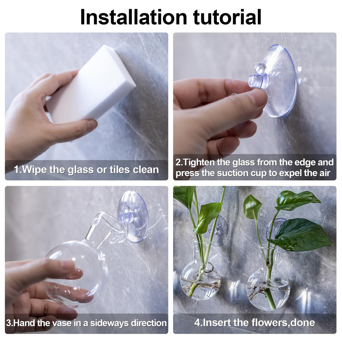 Wangsdjy clear glass vases for elegant plant propagation