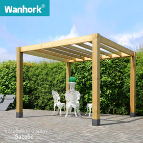 Kit includes four L-shaped pieces and eight stainless screws.