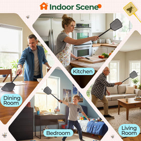 WANKODA fly swatter uses eco-friendly PP material for daily reliability.