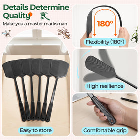 WANKODA fly swatter is lightweight for quick indoor and outdoor use.