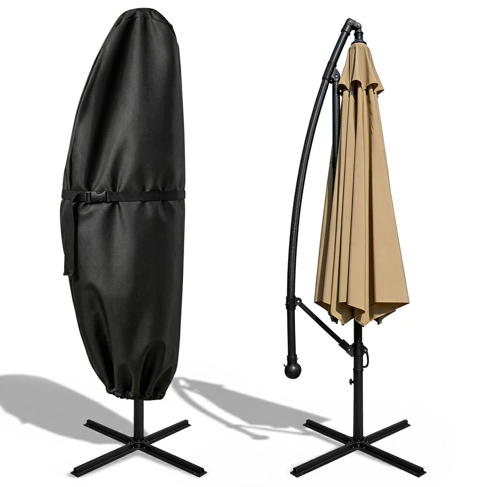 Wanocean umbrella cover fits cantilever umbrellas for year-round protection
