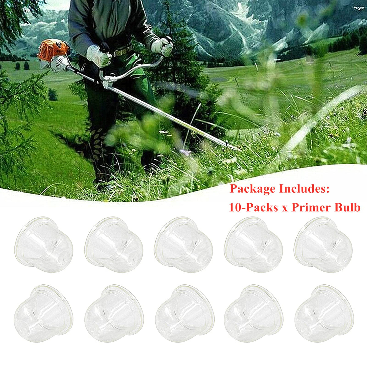 Wanotine primer bulb with 13-16 inch outside diameter for precise fit