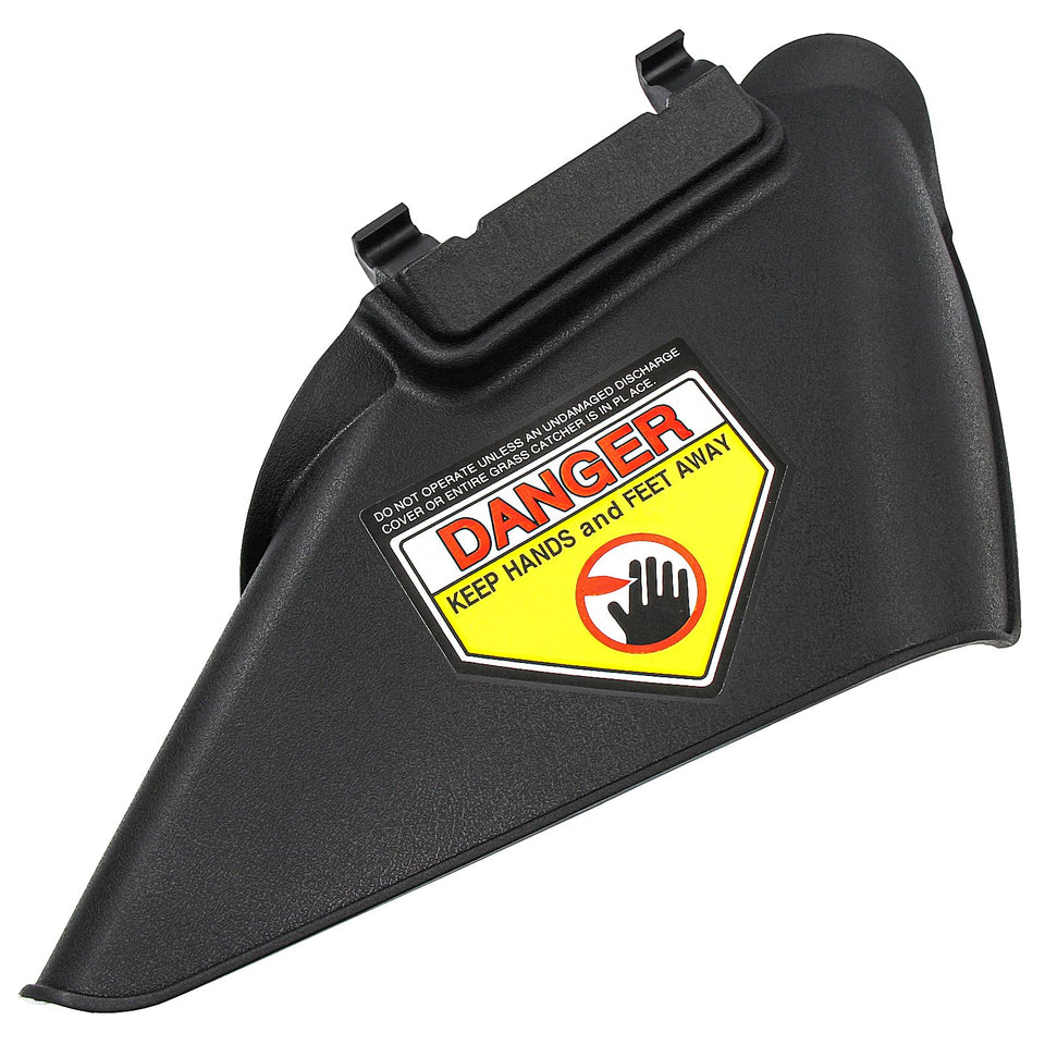 Wanotine 731-07486 side discharge chute on 21-inch mower deck for clean clippings