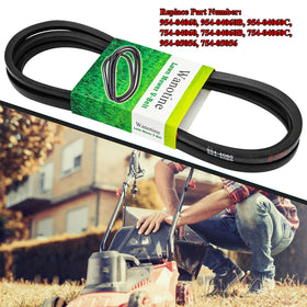 Wanotine deck belt ready for install on select 42-inch mowers.