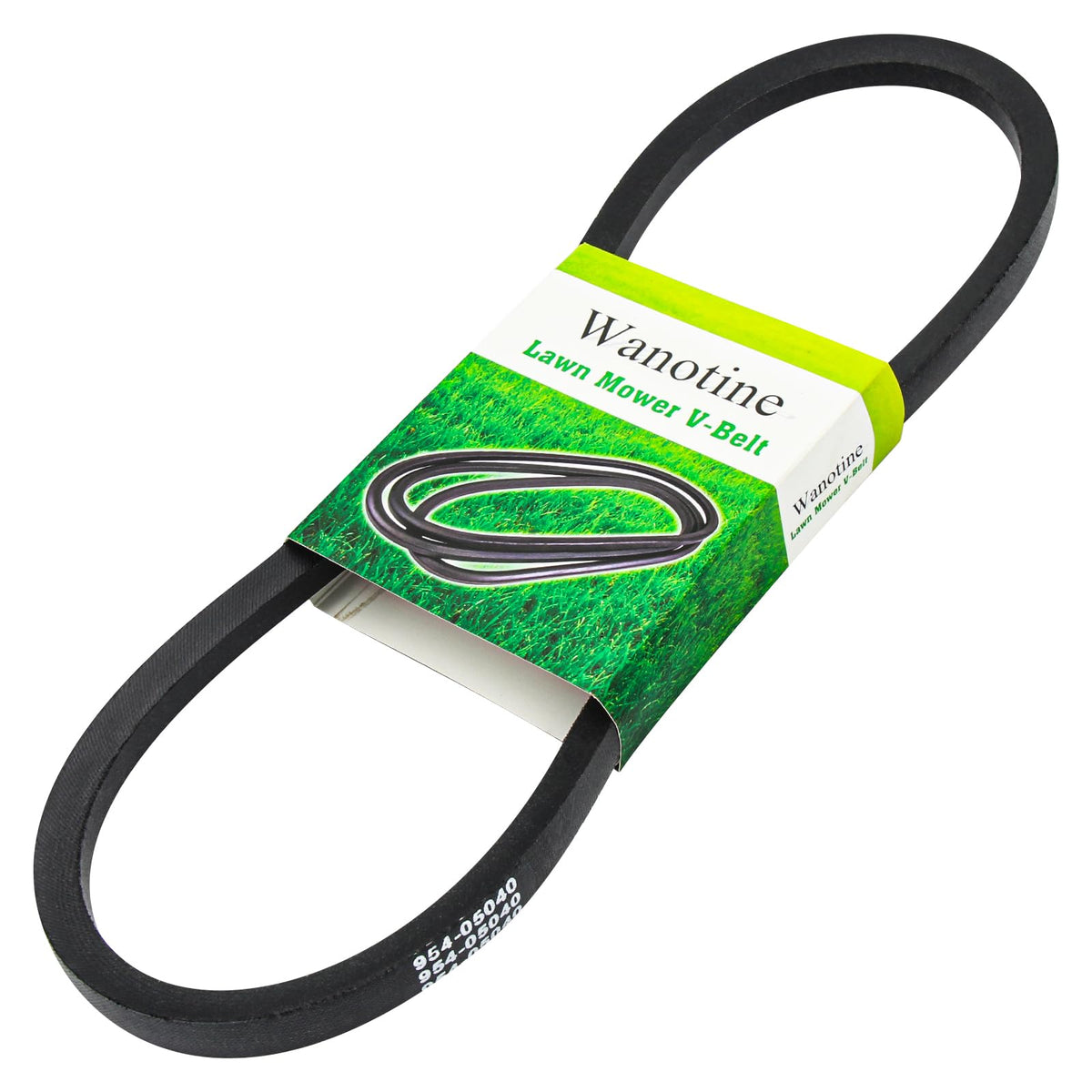 Wanotine 954-05040 upper drive belt for reliable transmission on lawn tractors.