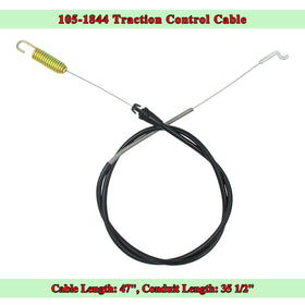 Wanotine cable ends with Z-bend and spring for secure attachment.