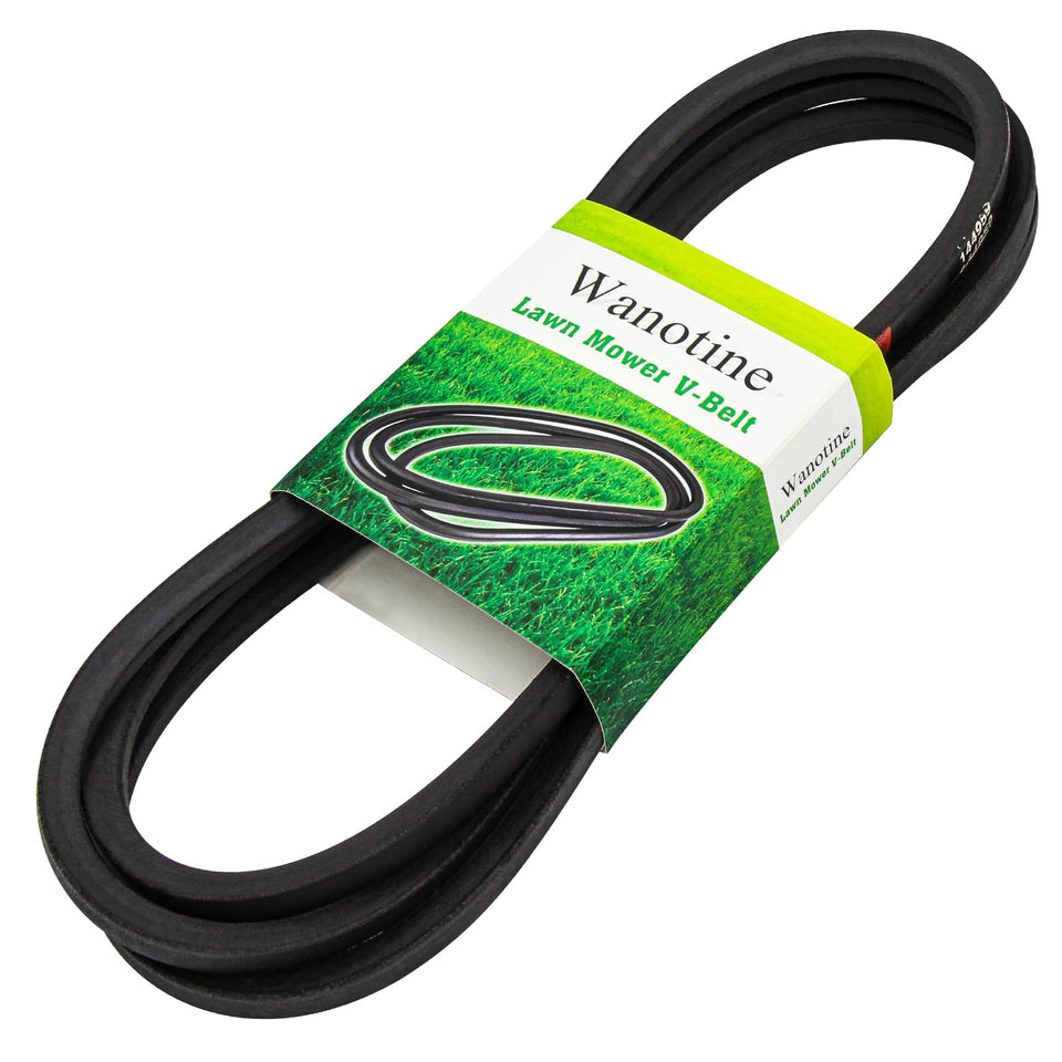 Wanotine 532144959 deck belt in action on a mower for clean cuts
