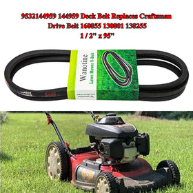 Wanotine 144959 drive belt for Craftsman decks