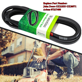 Wanotine GX21833 compatibility with John Deere 48-inch decks across L, LA, D, and E series.
