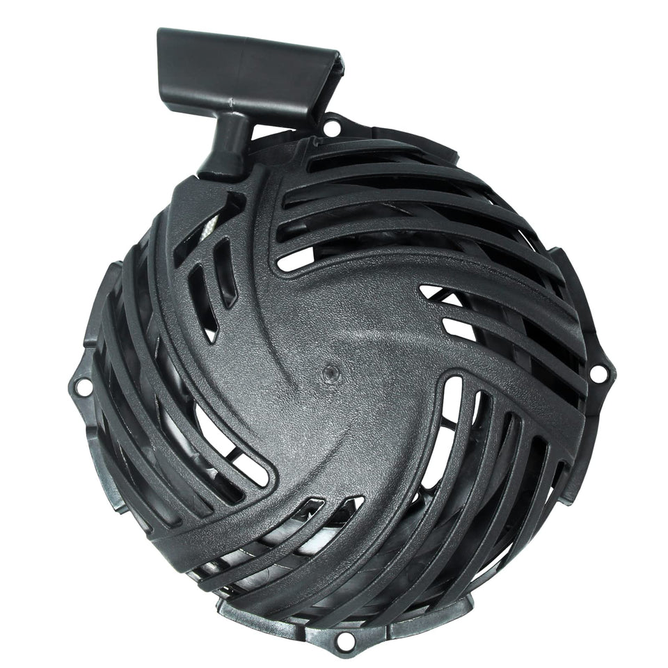 Wanotine recoil starter assembly 593959 close-up for Briggs & Stratton engines, smooth pull start.