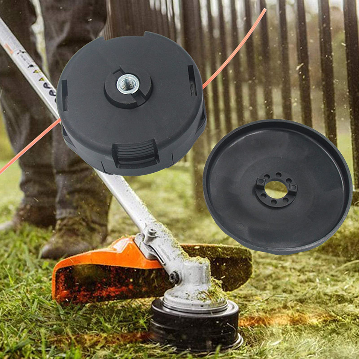 Wanotine Speed Feed 400 close-up reveals rugged construction for durable trimming.