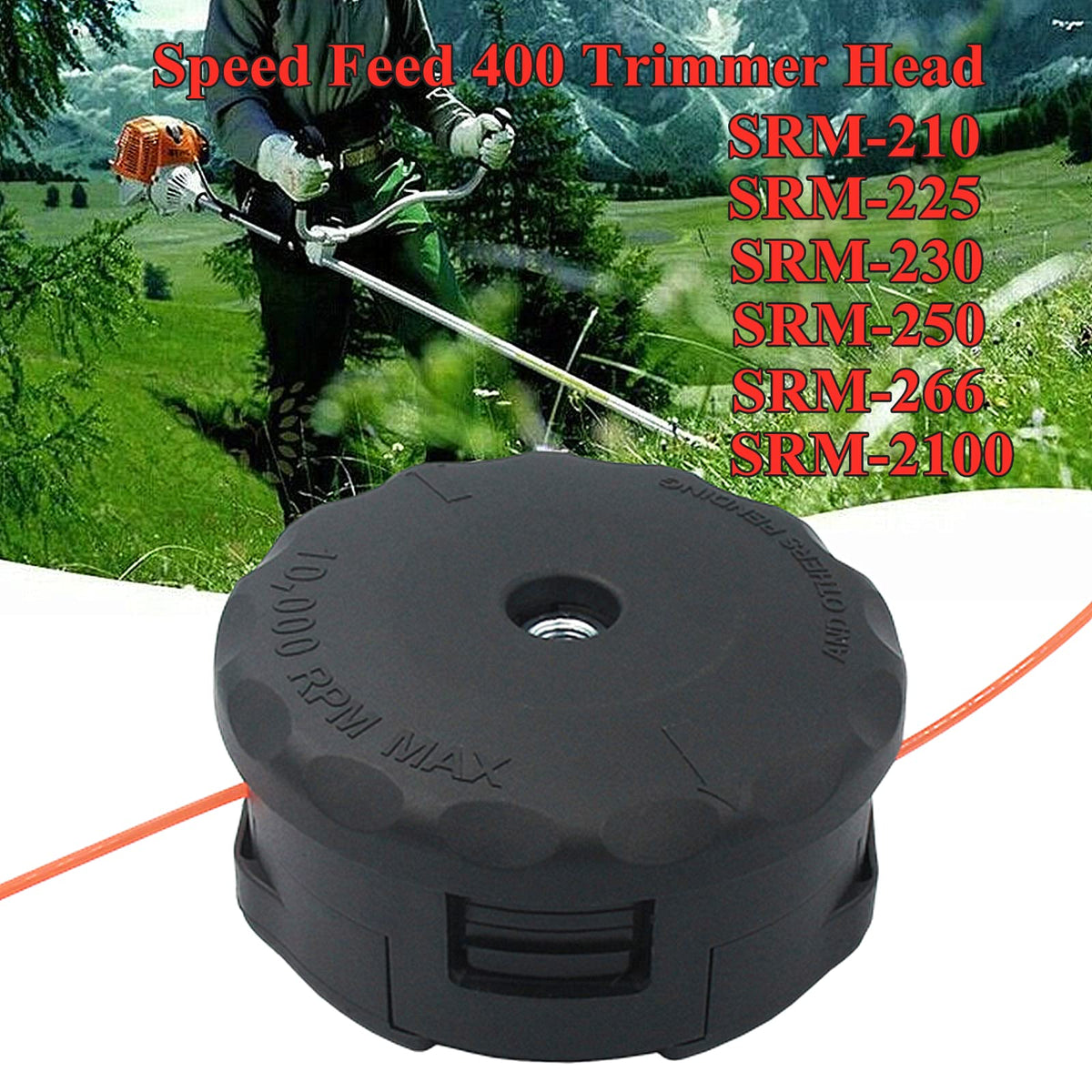 Wanotine Speed Feed 400 installation guide shows straight shaft compatibility.