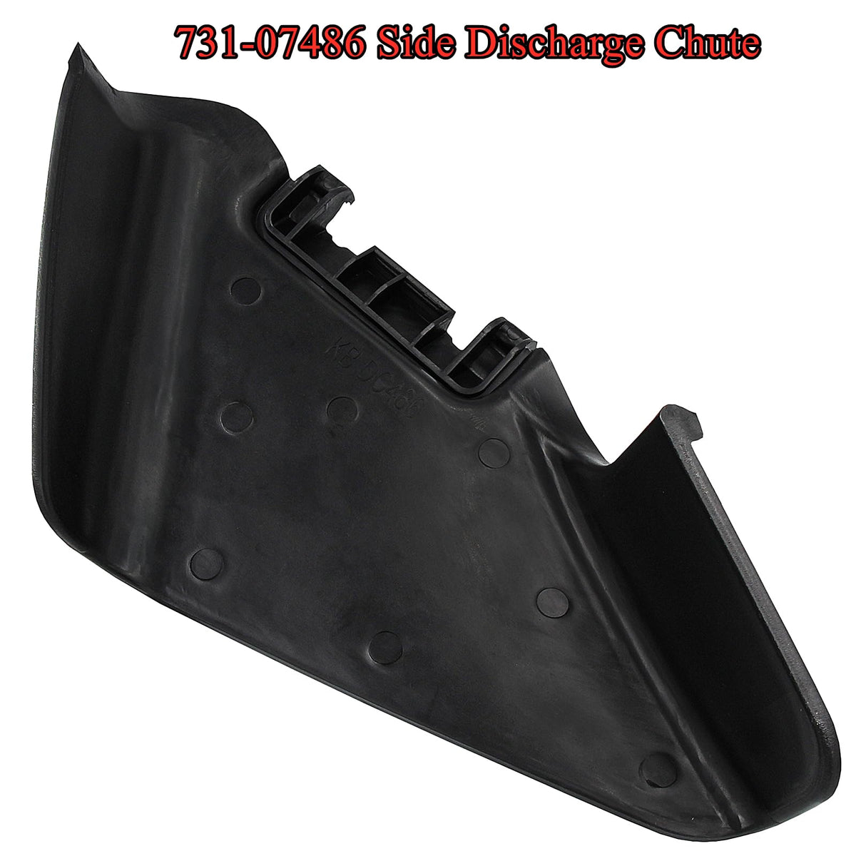 Wanotine chute with Troy-Bilt TB110 TB130 enhances deck performance