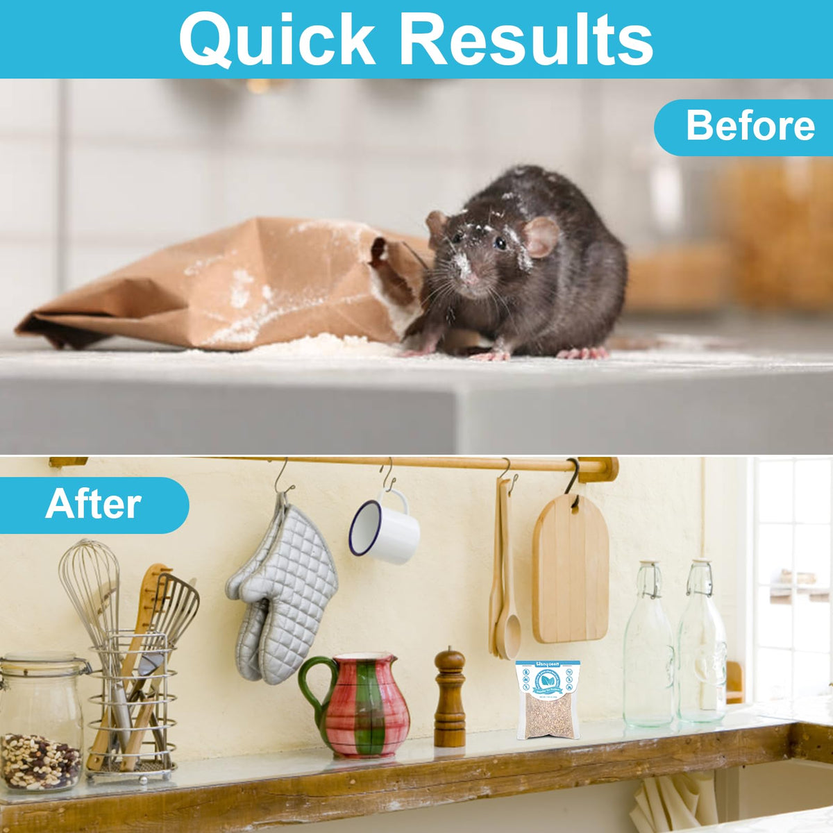 Wanqueen outdoor application in garden deters rodents effectively