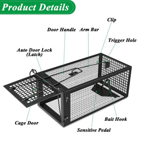 Wanqueen high-sensitivity pedal trap: quick response to capture target rodents.