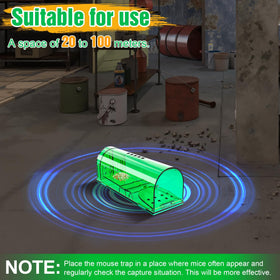Wanqueen humane-mouse-trap-reusable-design for repeated use indoors