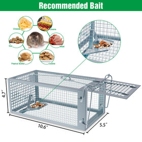 Wanqueen trap in garden setting demonstrates broad rodent compatibility