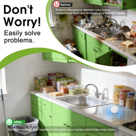 Wanqueen indoor outdoor pest deterrent suitable for homes, garages, and cars.