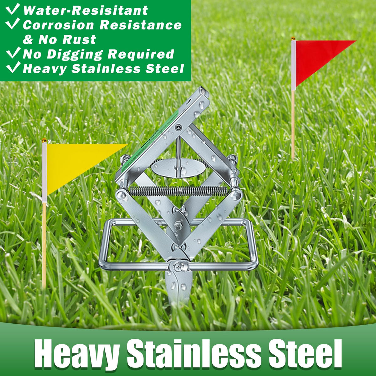 Wanqueen reusable humane mole trap can be used again