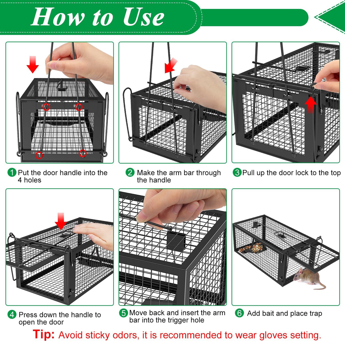 Wanqueen reusable mouse trap release: practical, reusable solution for humane release.