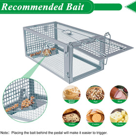 Wanqueen reusable rodent trap designed for live release and reuse