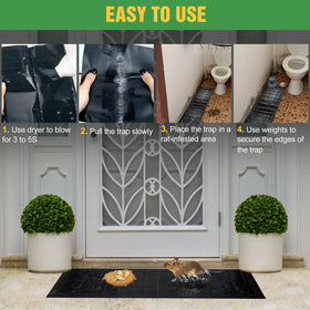 Wanqueen glue trap easy disposal after a capture to minimize mess.