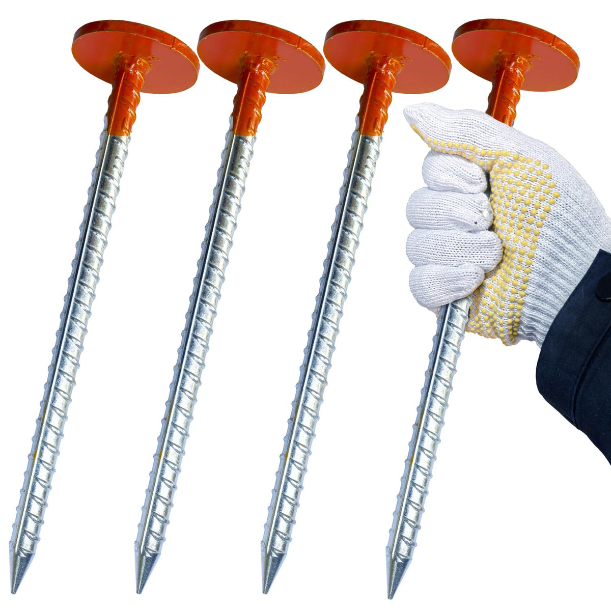 WANSRUYI rebar marker stake 12-inch marks site boundaries clearly.