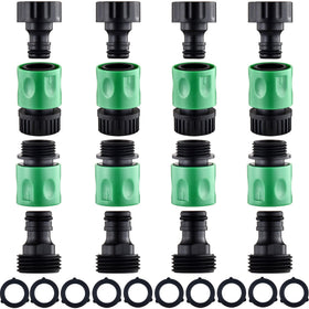 Wantmatch 16-piece quick-connect set assembly for fast garden hose setup
