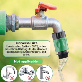 Wantmatch external-thread faucet adapters for simple outdoor connections