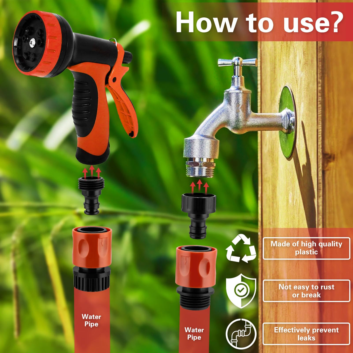Wantmatch internal thread fittings simplify setup and reduce leaks