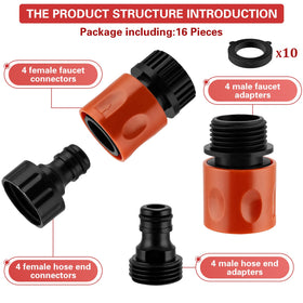 Wantmatch faucet adapters provide versatile watering system connections