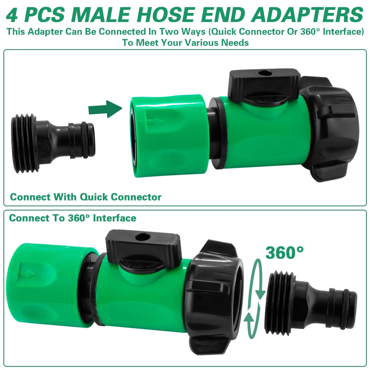Wantmatch leak-proof rubber gasket seal for durable outdoor use.