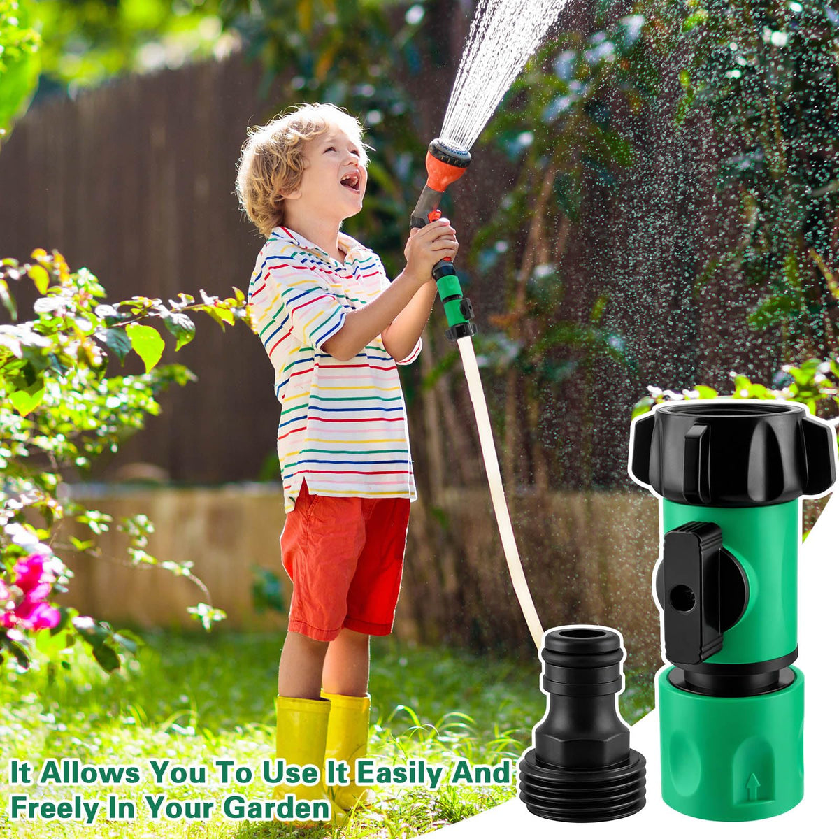 Wantmatch multi-scenario irrigation kit supports efficient garden watering.