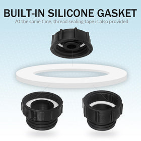 Wantmatch nickel-plated brass valve delivers durability and leak resistance.