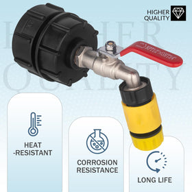Wantmatch thread sealing tape with silicone gasket enhances sealing.