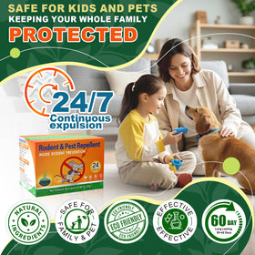 WARDASH rodent repellent placed in garage setup to protect storage areas.