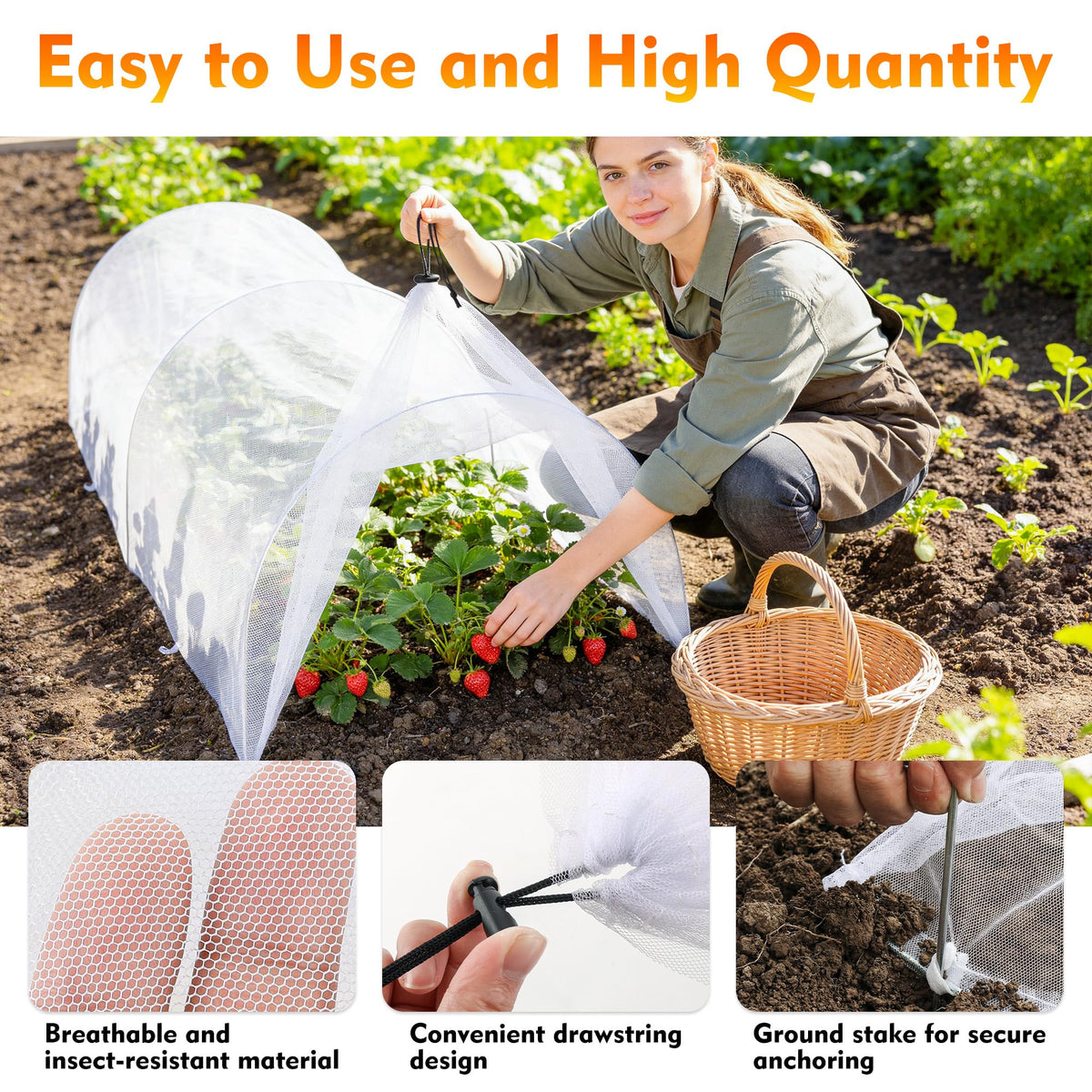 Warmfarm tunnel fits most standard raised beds, shielding crops without crowding.