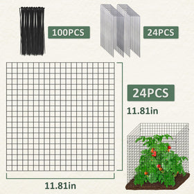 Warmfarm flat-pack storage keeps metal cages neat after season.