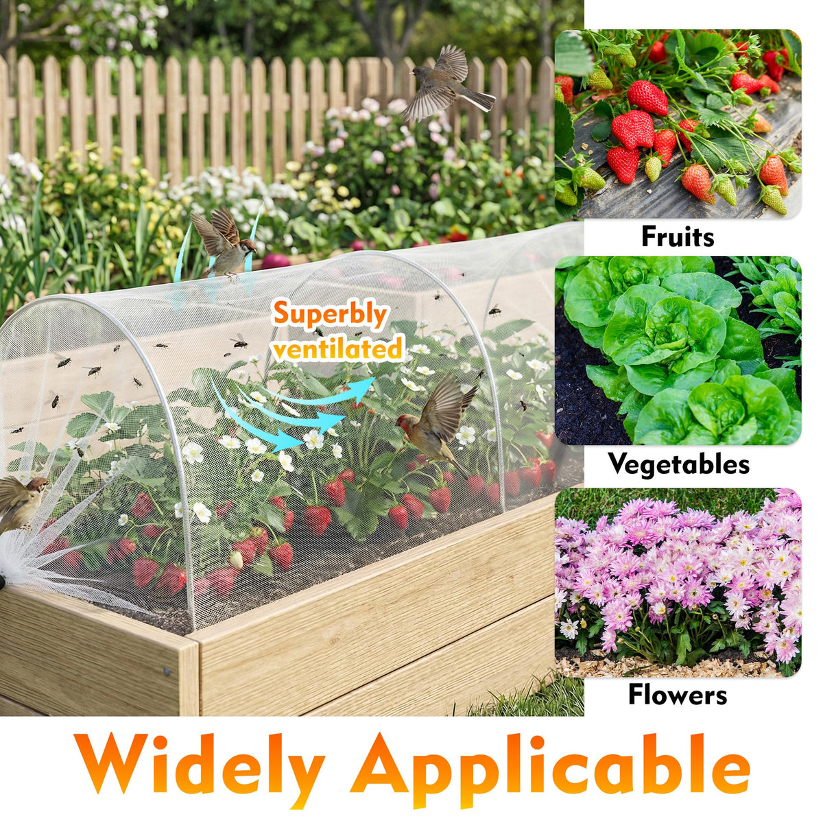 Warmfarm foldable tunnel stores compactly between seasons.