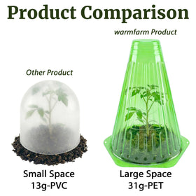 Warmfarm cloche durable build resists weather and accidental knocks