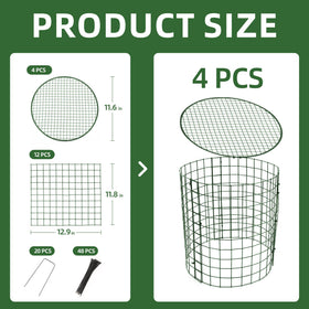 WarmFarm round plant cloche demonstrates flexible enclosure for garden protection