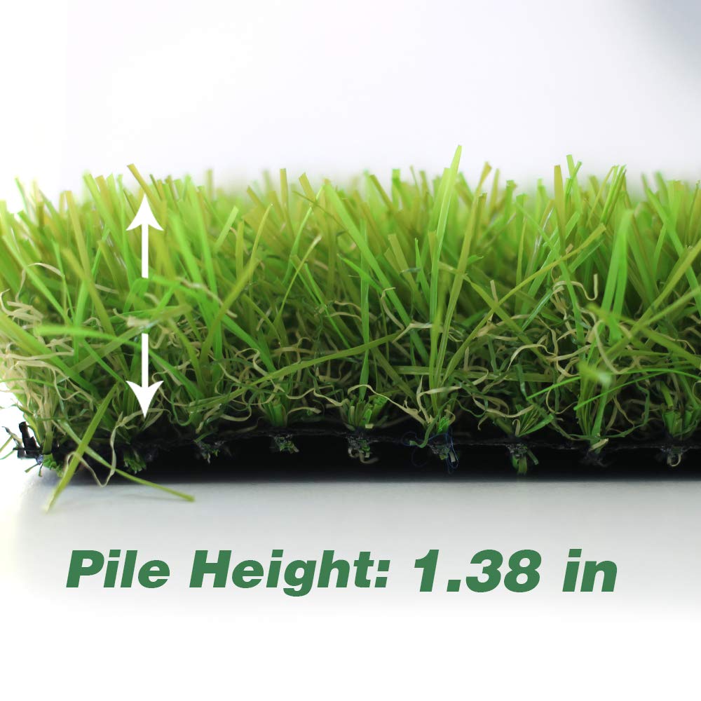 WarmShe WS turf in four-tone color mimics natural grass for realistic spaces.