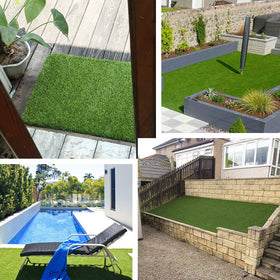 WarmShe WS turf suitable for pet areas with a durable, dog-friendly surface.