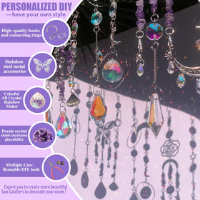 WASTROYAL AB coated prisms sparkle from multiple angles