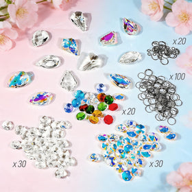 WASTROYAL AB color octagonal beads 14mm sparkling in sunshine