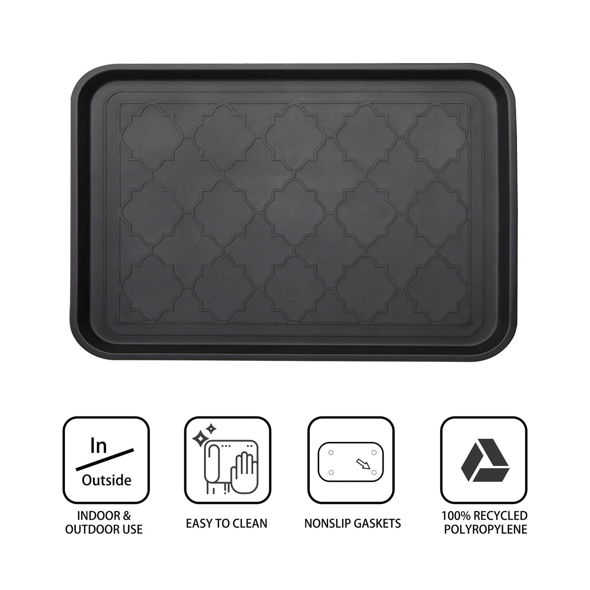 WATANIYA PET boot tray easy to clean with rinse and quick towel dry.
